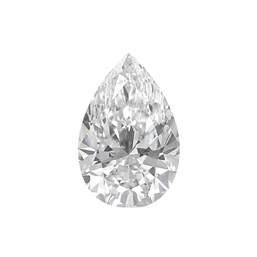 0.3ct GIA Pear D/SI2 Mined