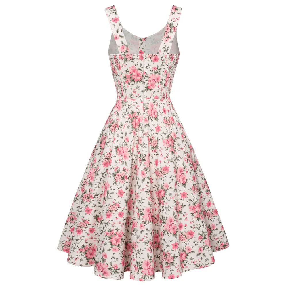 1950s Retro Vintage Sleeveless Homecoming Dresses Cocktail Party A-Line Dress