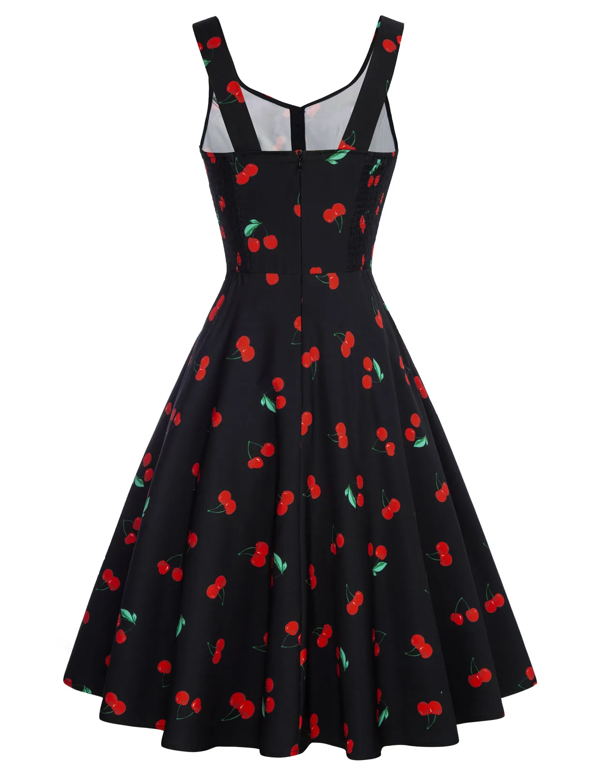 1950s Retro Vintage Sleeveless Homecoming Dresses Cocktail Party A-Line Dress