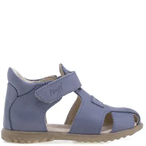 (2199-17) Emel blue closed sandals