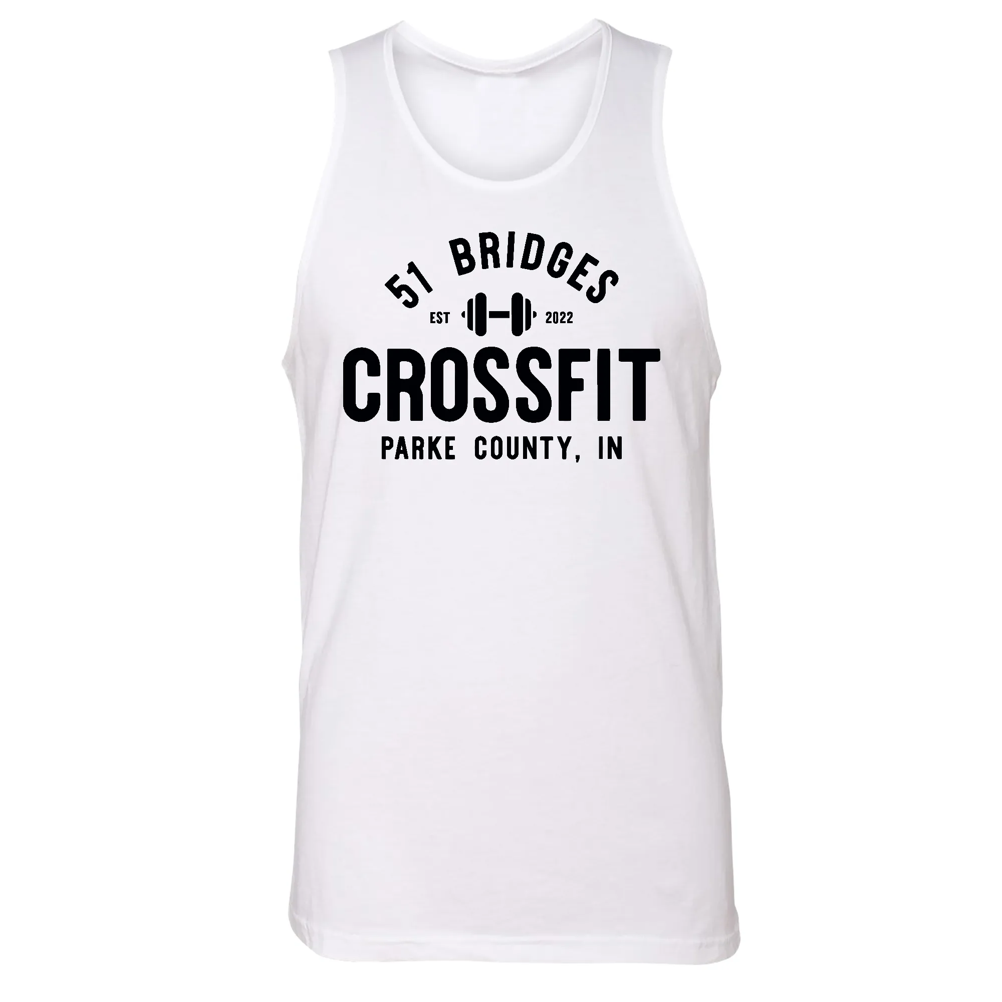 51 Bridges CrossFit Stacked Mens - Tank Top