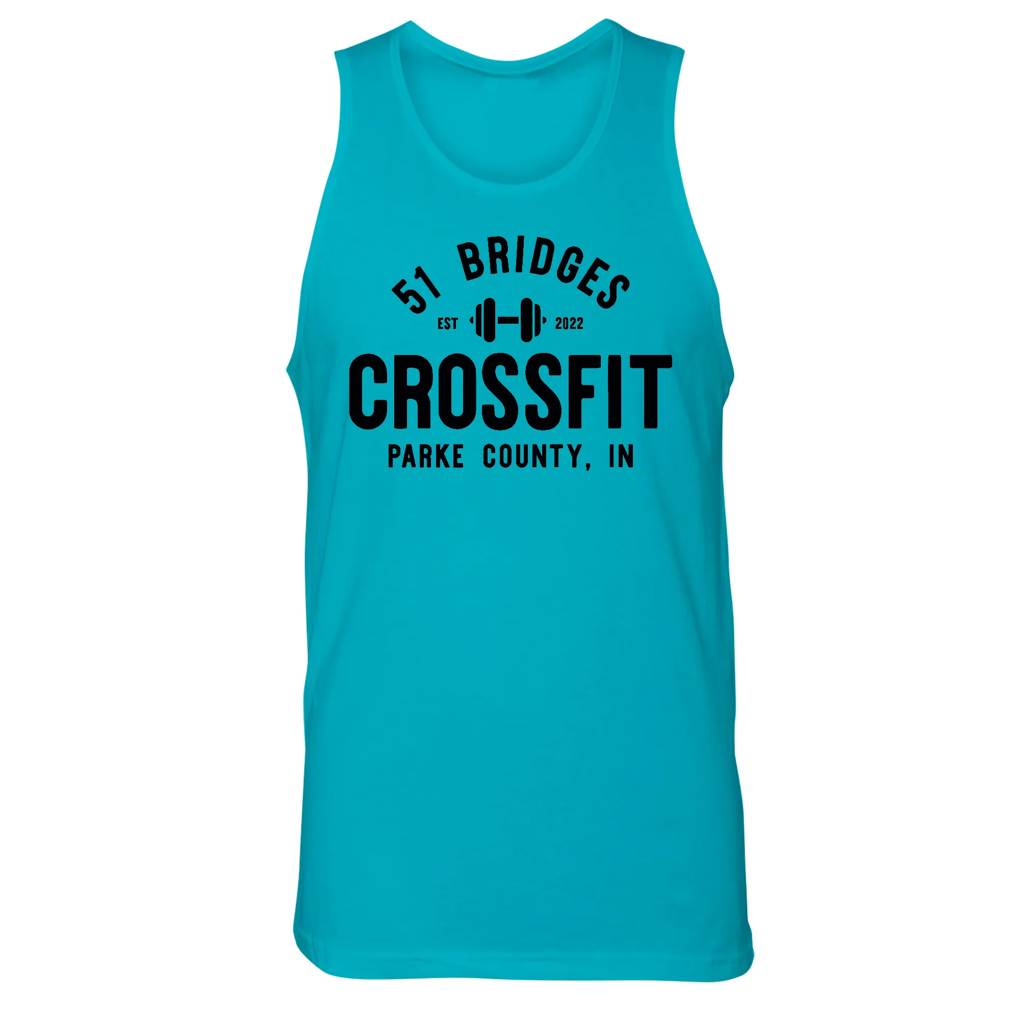 51 Bridges CrossFit Stacked Mens - Tank Top