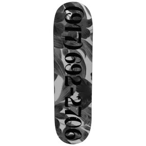 917 Dialtone Slick Skateboard Deck Black - 8.5