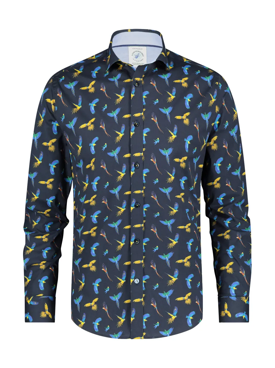 A Fish Named Fred - Navy Birds Shirt