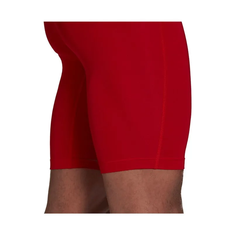 Adidas Mens Techfit Tight Shorts - Red