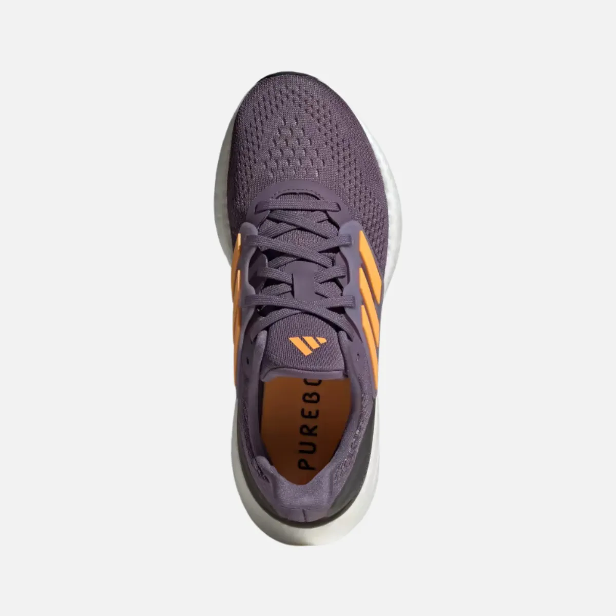 Adidas Pureboost 23 Women's Running Shoes -Shadow Violet/Flash Orange/Cloud White