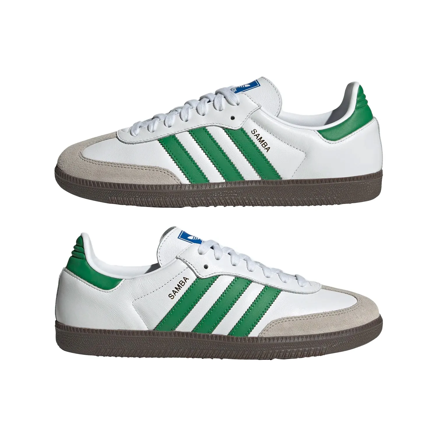 ADIDAS SAMBA OG - FTWWHT/GREEN/SUPCOL