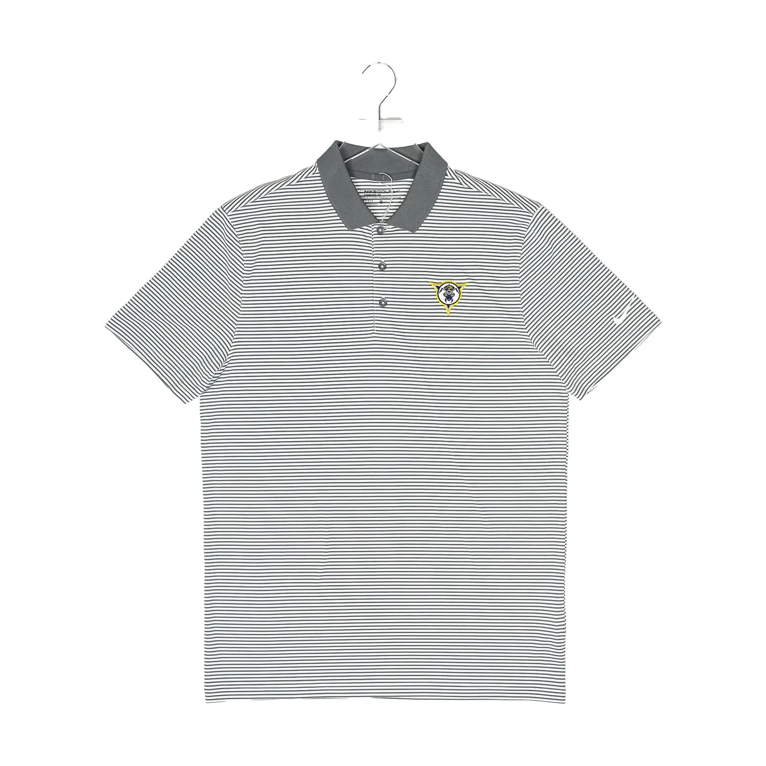 Adult Indiana Mad Ants Mini Stripe Polo in White by Nike