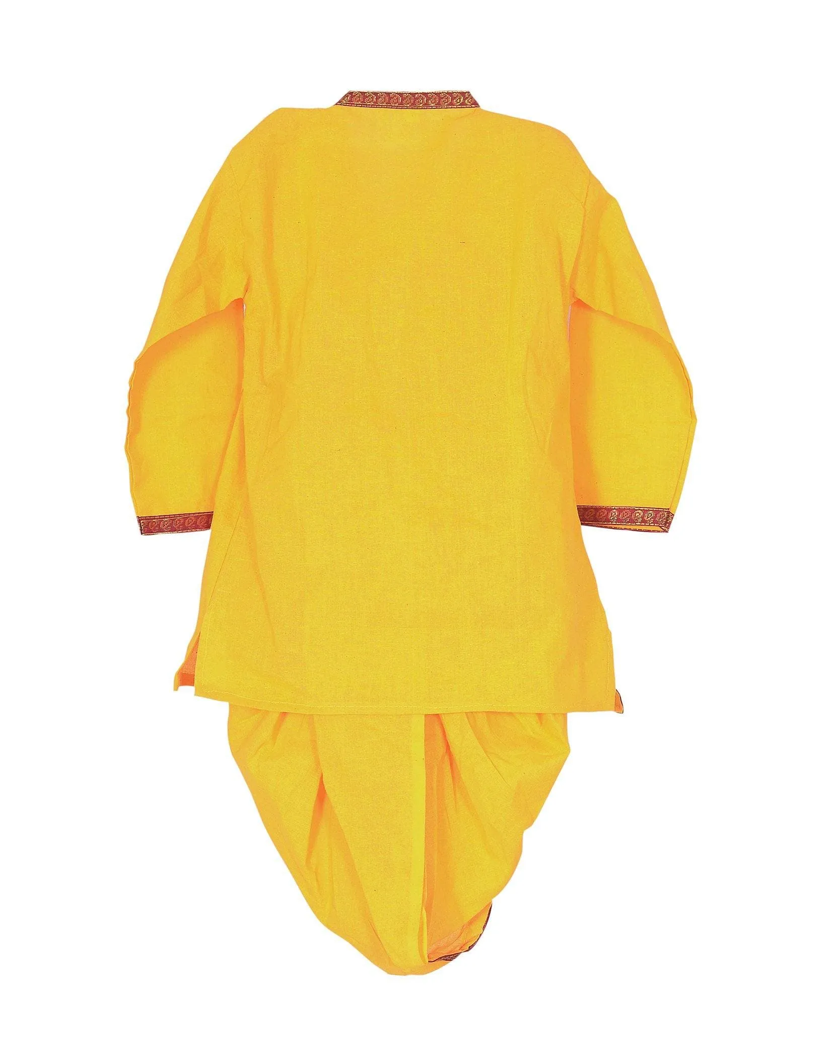 Ahhaaaa Kids Ethnic Yellow Krishna Dress Dhoti and Kurta For Kids Boys