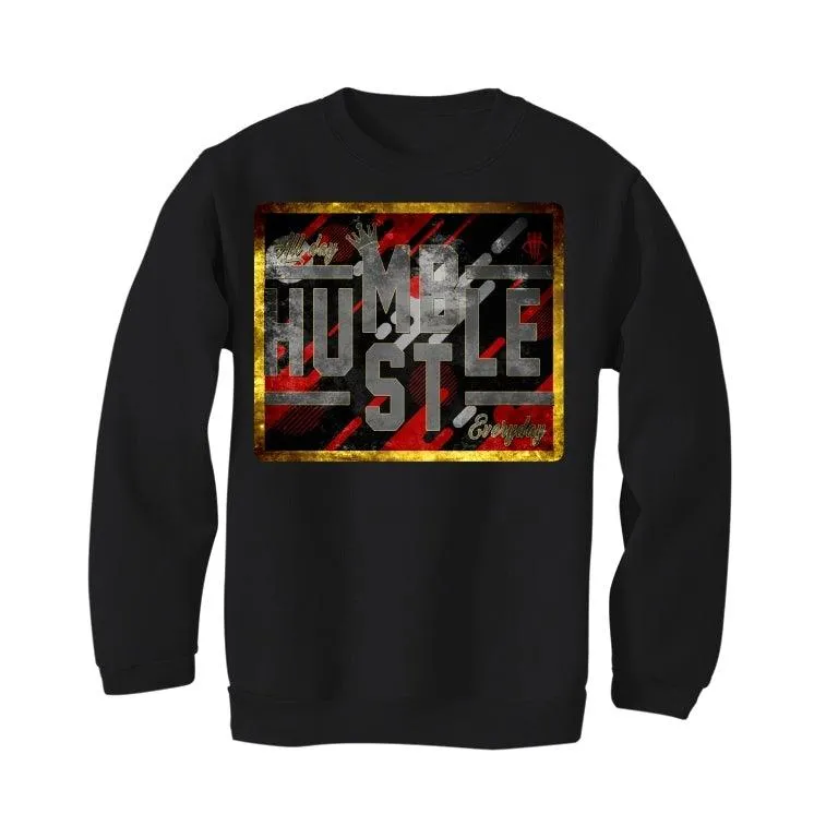 Air Jordan 12 Retro "Reverse Flu Game" Black T-Shirt (always hustle)