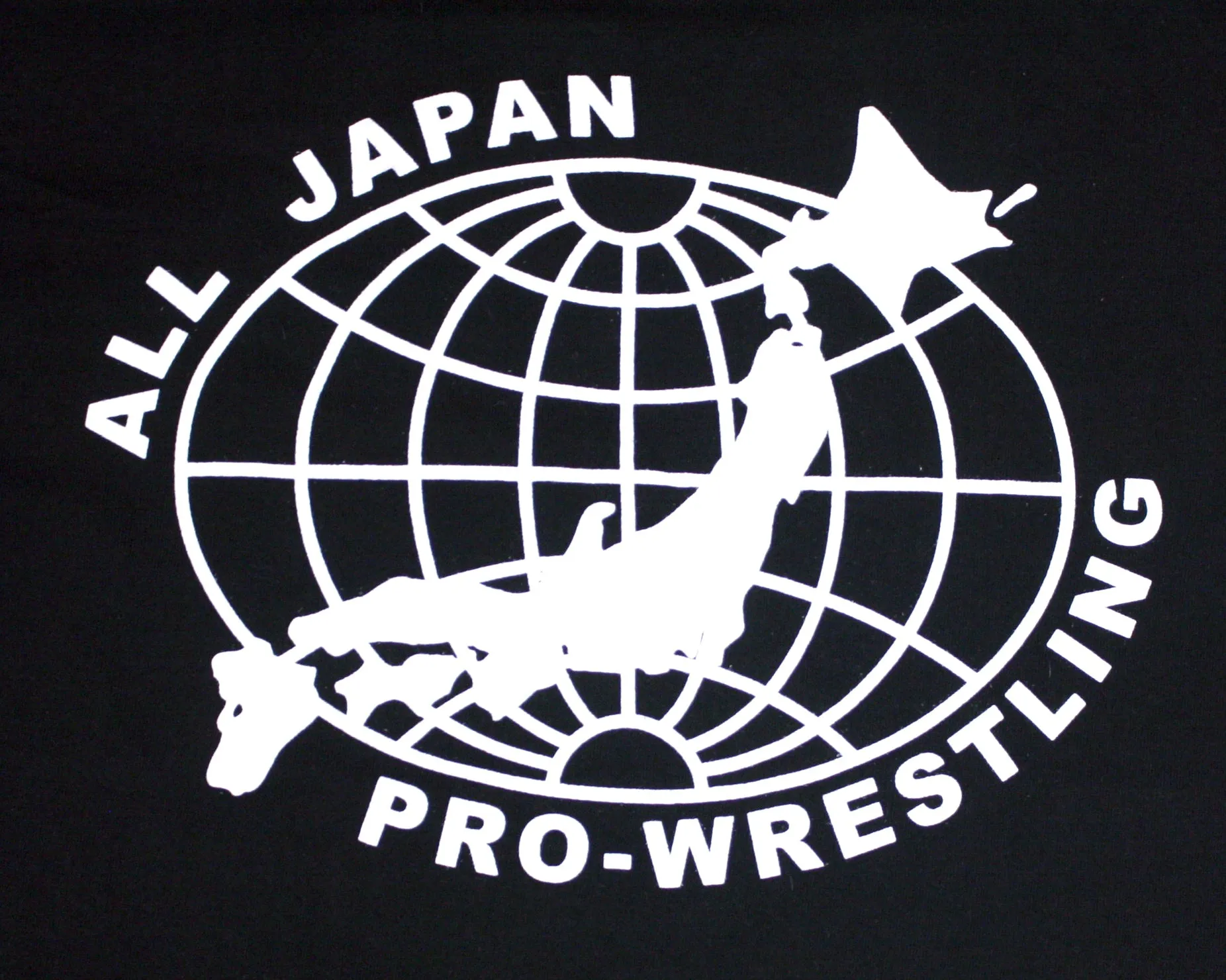 AJPW LOGO BLACK T-SHIRT LG