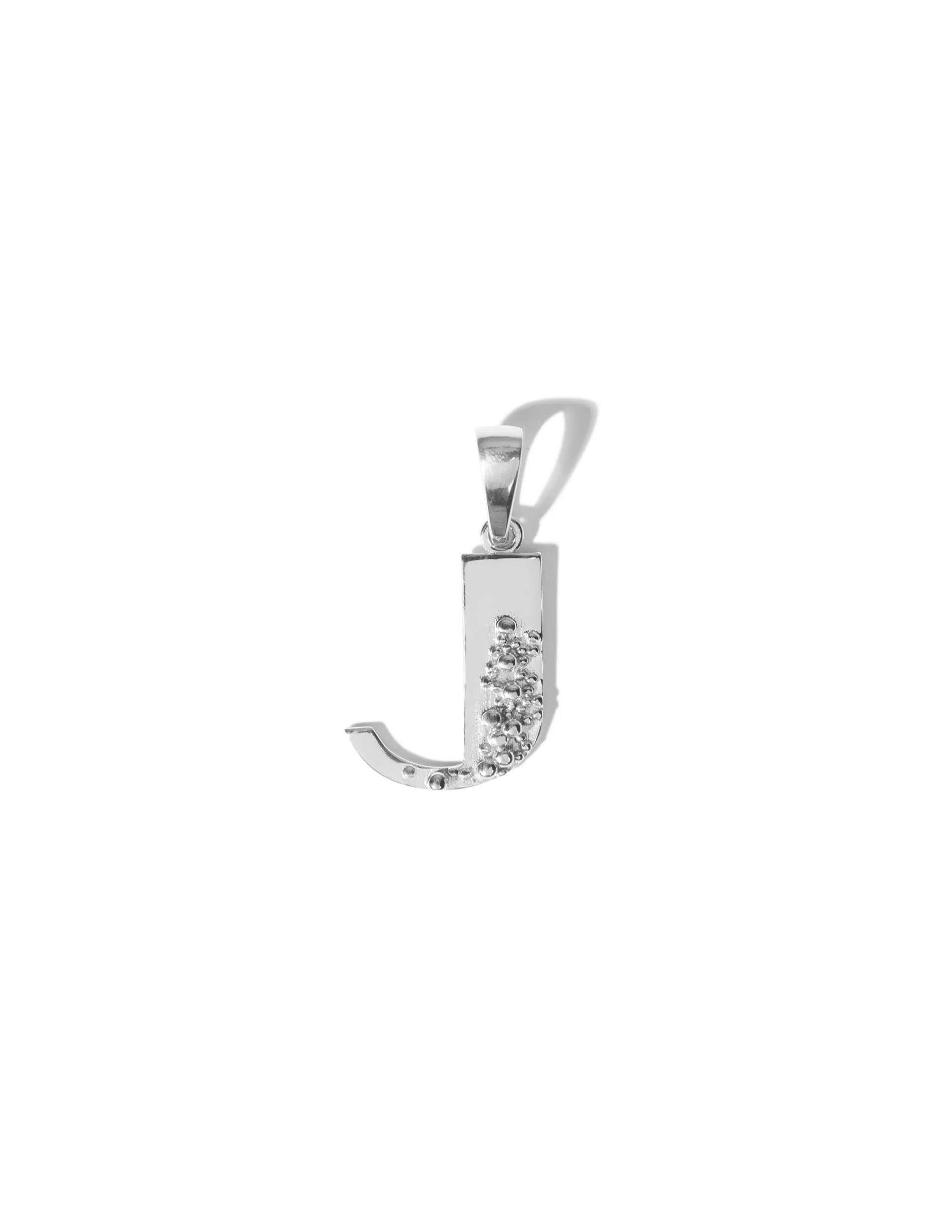 Alphabet Pendant A-Z <br> Silver