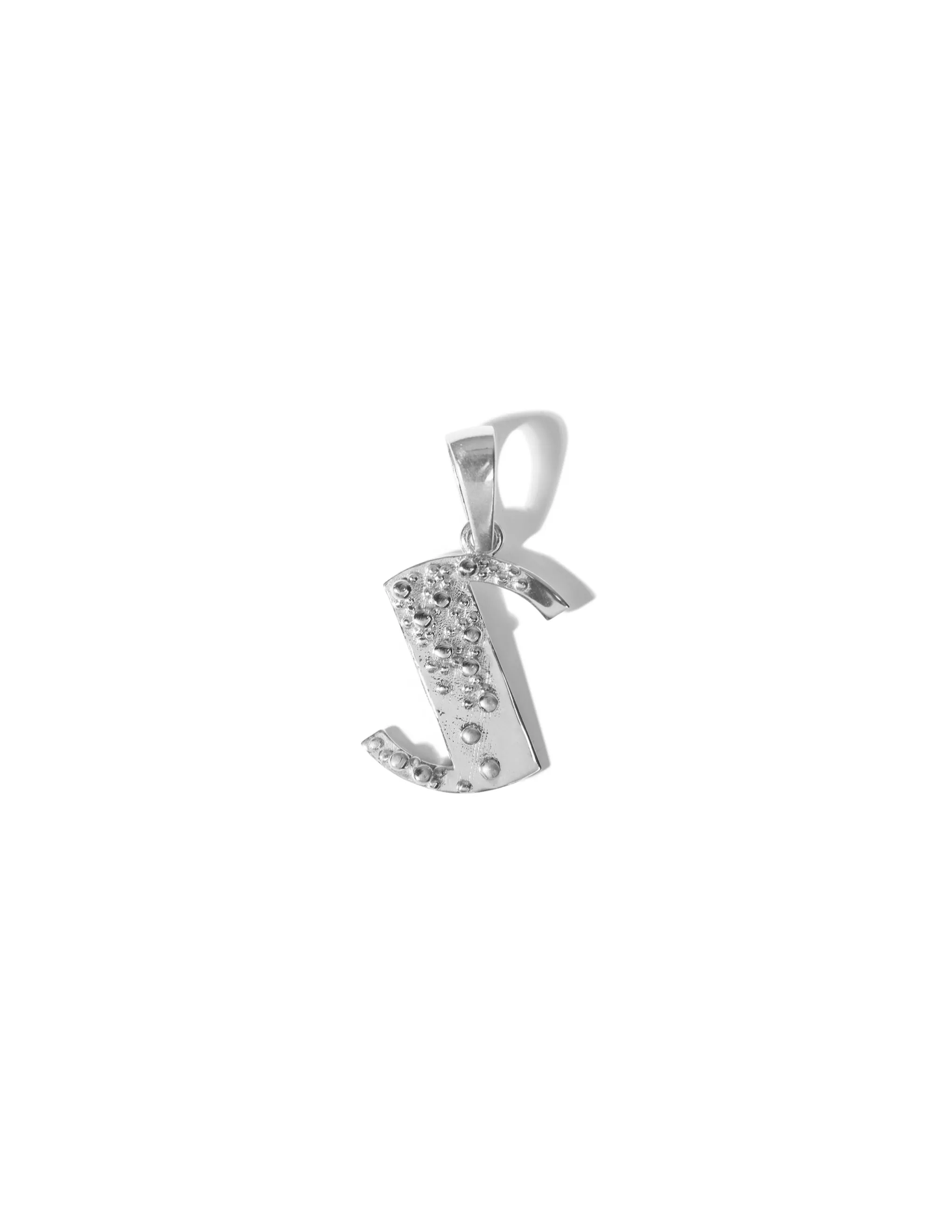 Alphabet Pendant A-Z <br> Silver