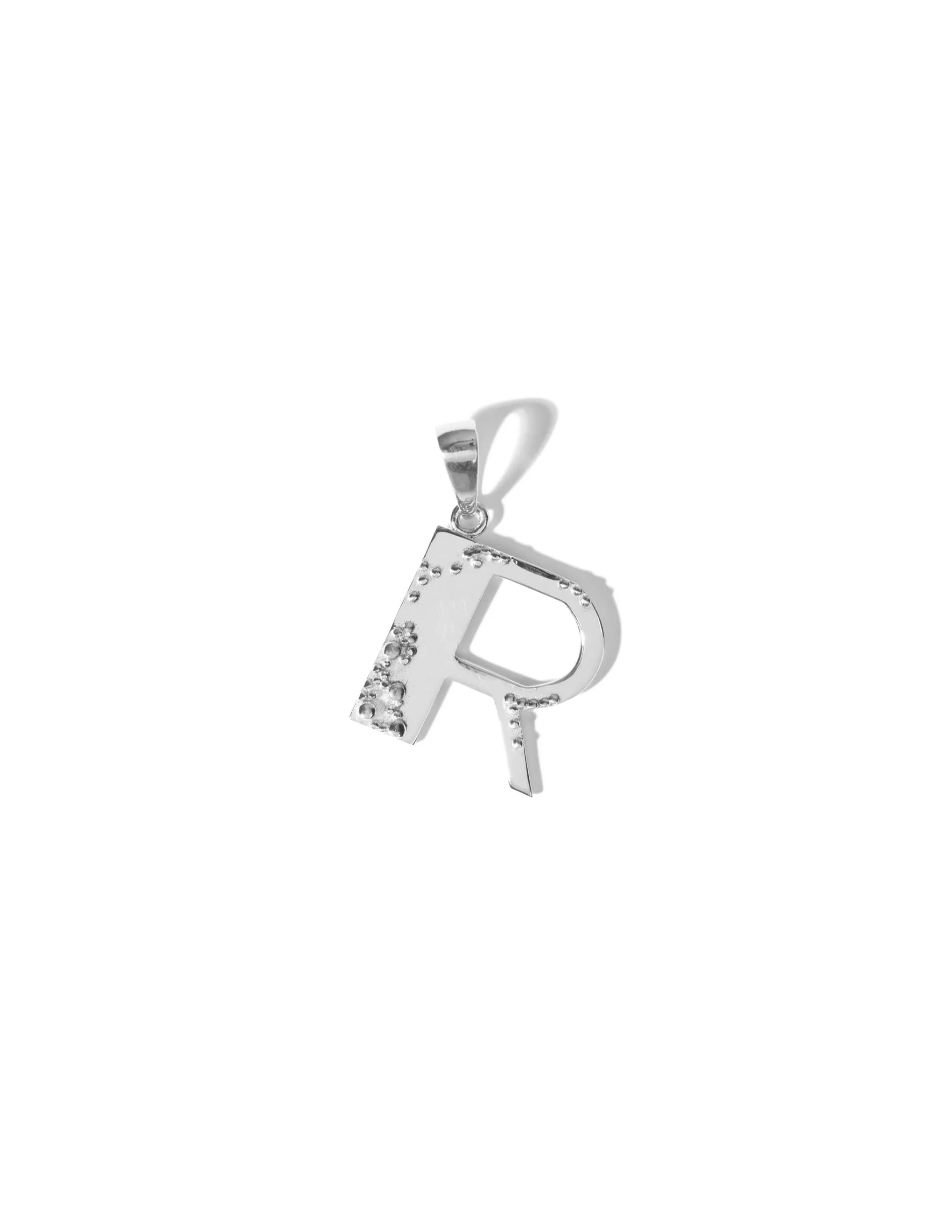 Alphabet Pendant A-Z <br> Silver