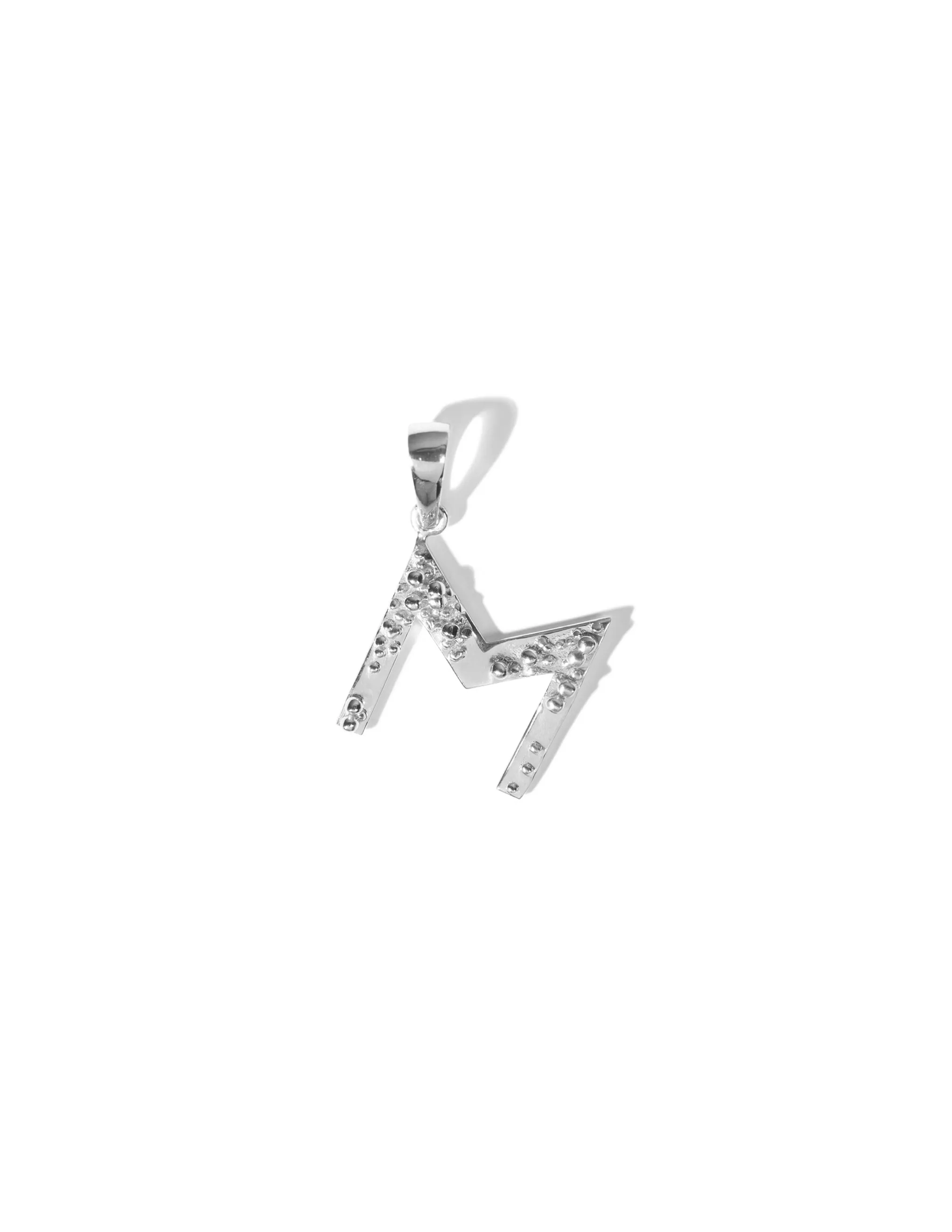 Alphabet Pendant A-Z <br> Silver