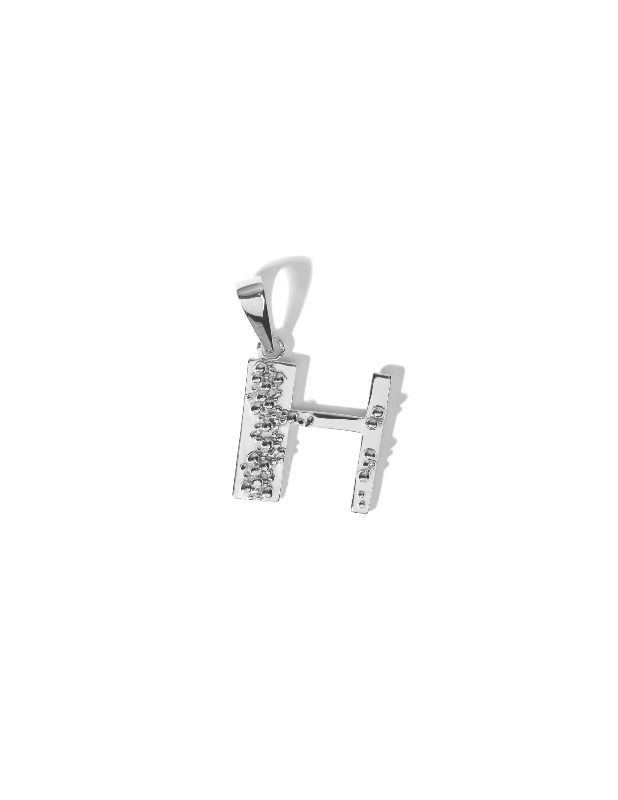 Alphabet Pendant A-Z <br> Silver