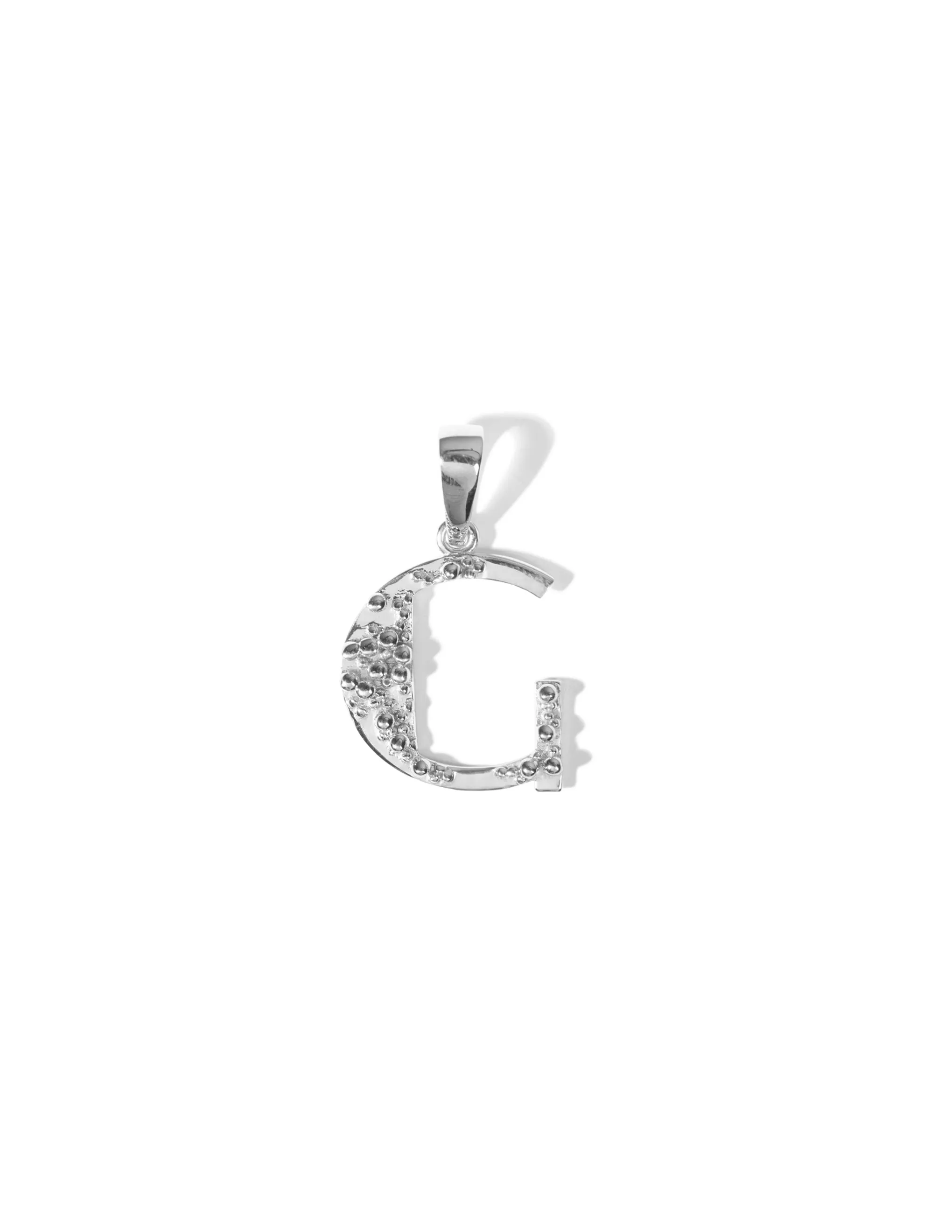 Alphabet Pendant A-Z <br> Silver