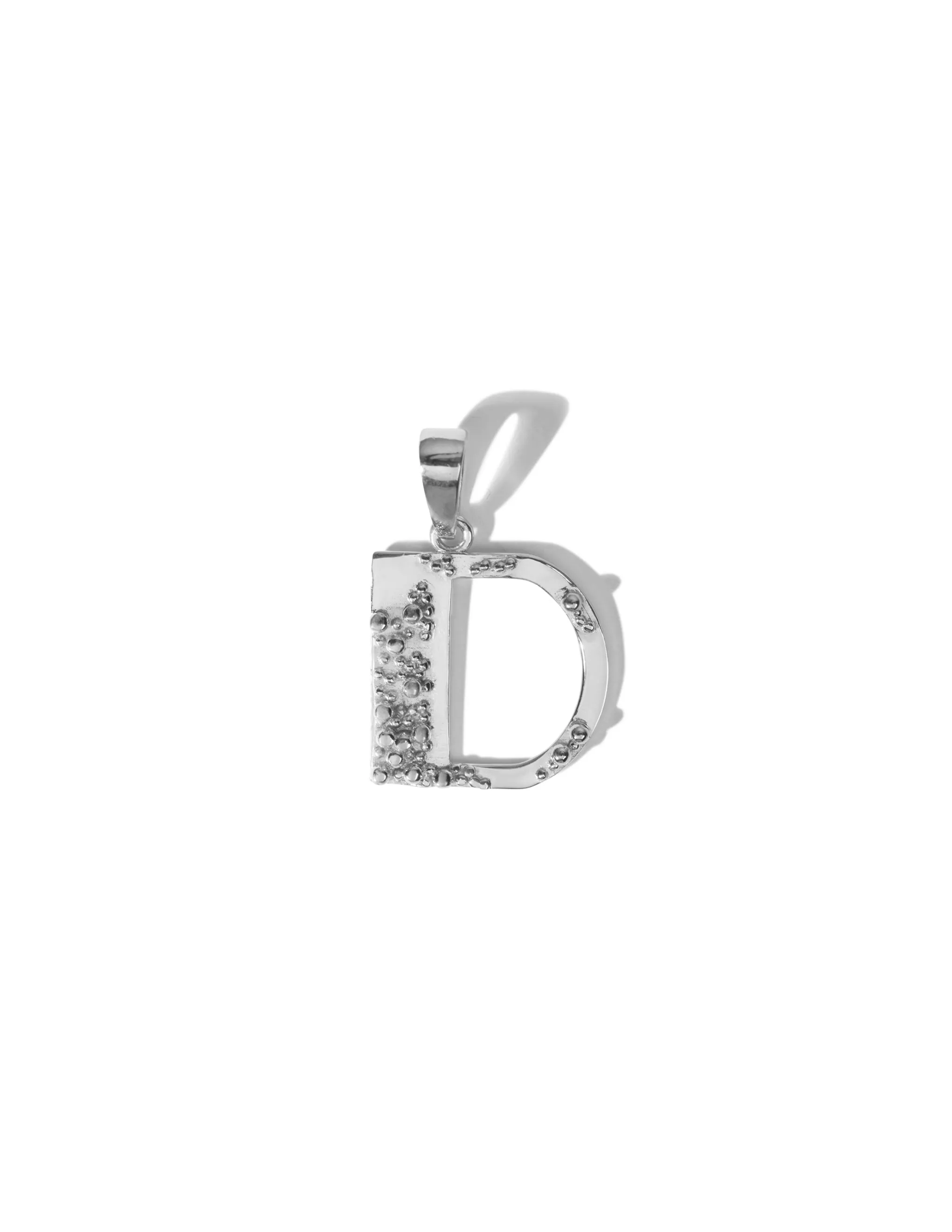 Alphabet Pendant A-Z <br> Silver