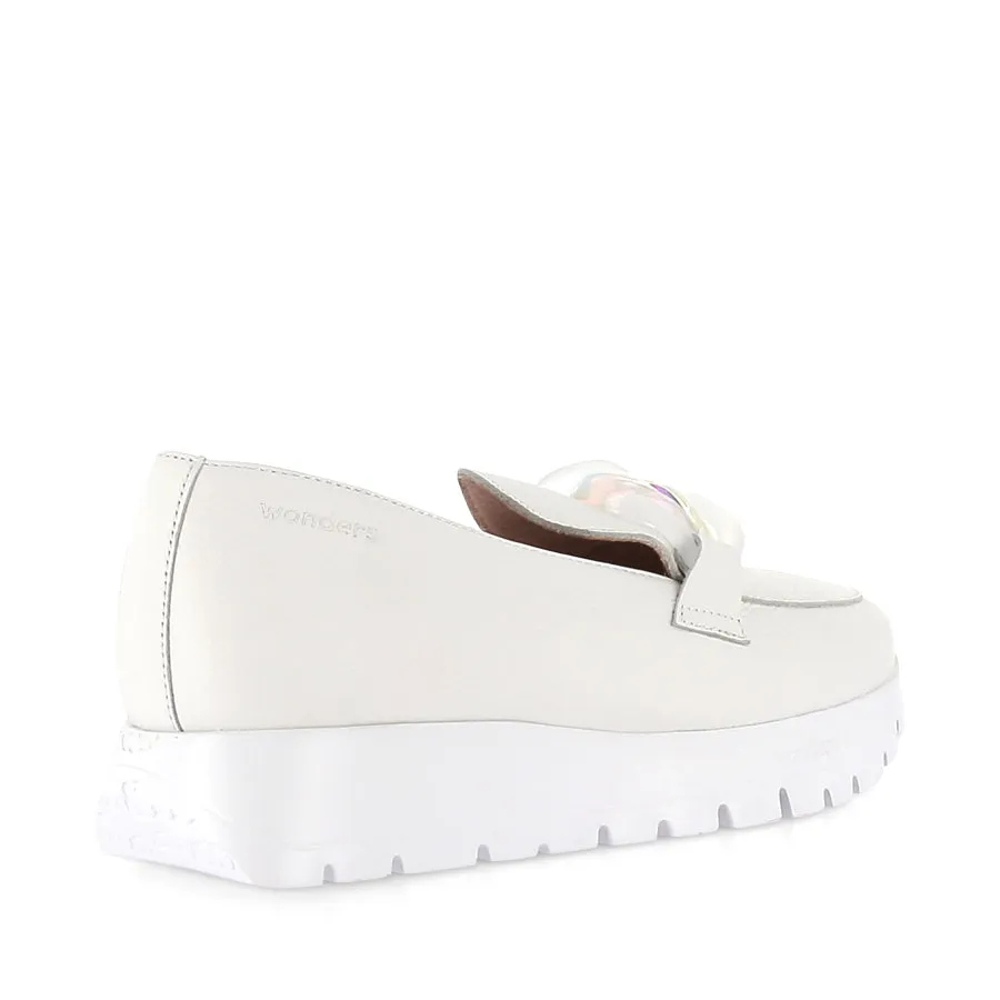 AMIRA A-2444 - OFF WHITE LEATHER