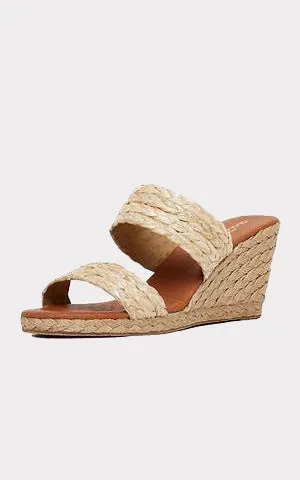 Andre Assous Nolita Raffia Wedge