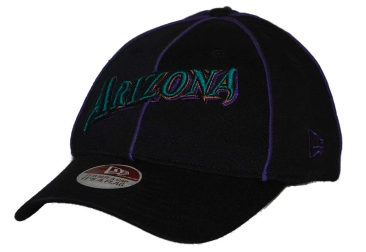 Arizona Diamondbacks New Era Black Flexfit Hat Cap (S/M)