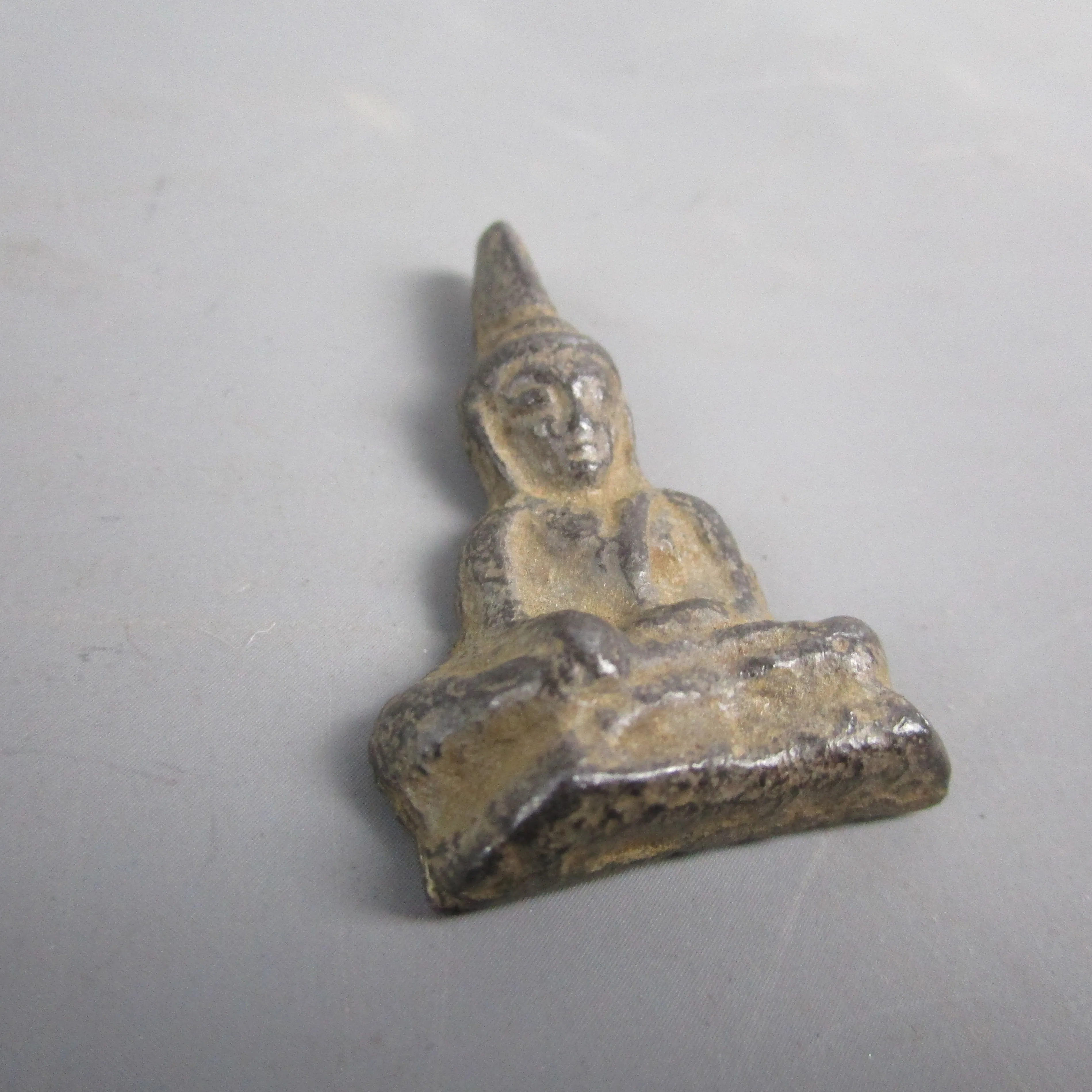 Asian Votive Deity Offering In Cast Metal Antique Victorian c1850