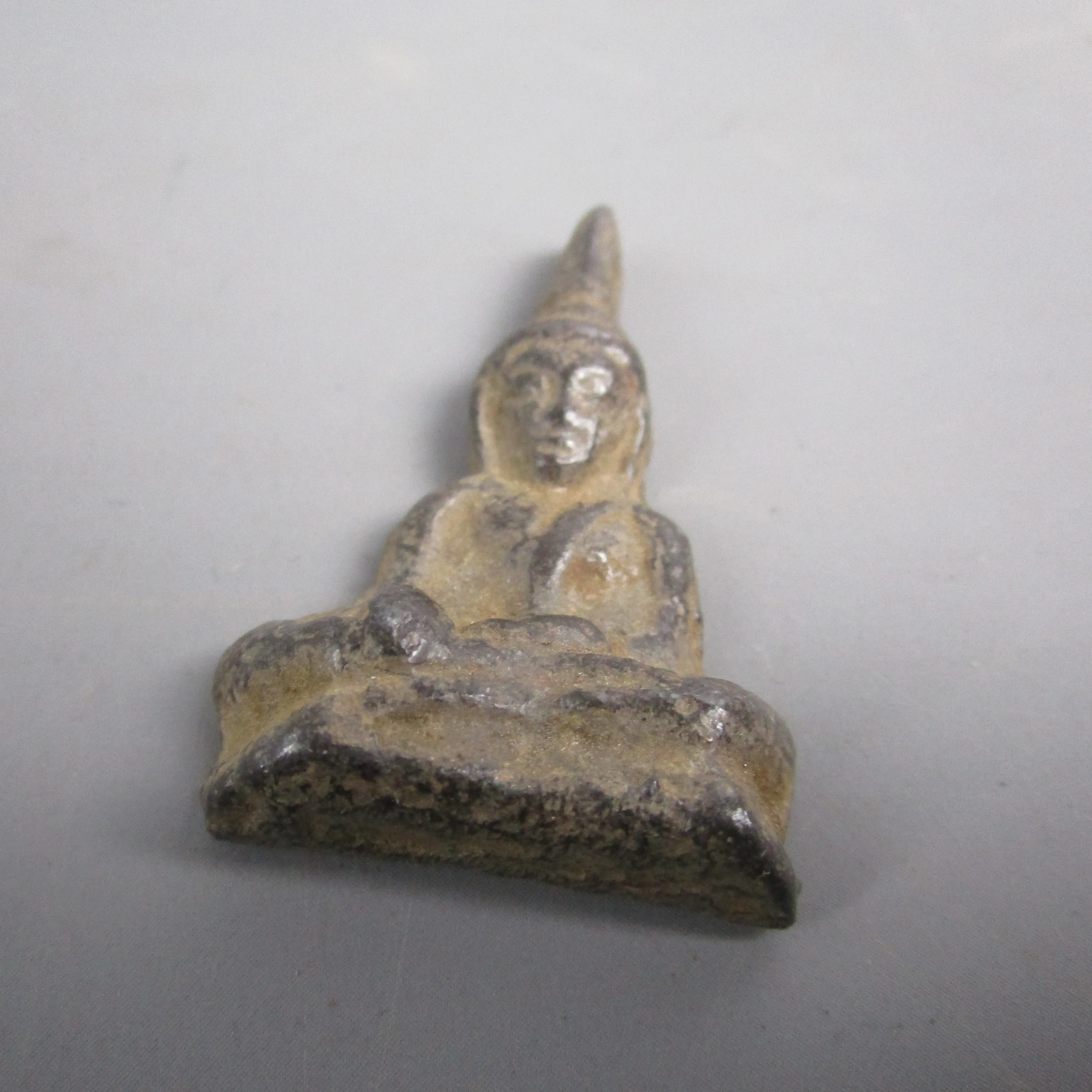 Asian Votive Deity Offering In Cast Metal Antique Victorian c1850