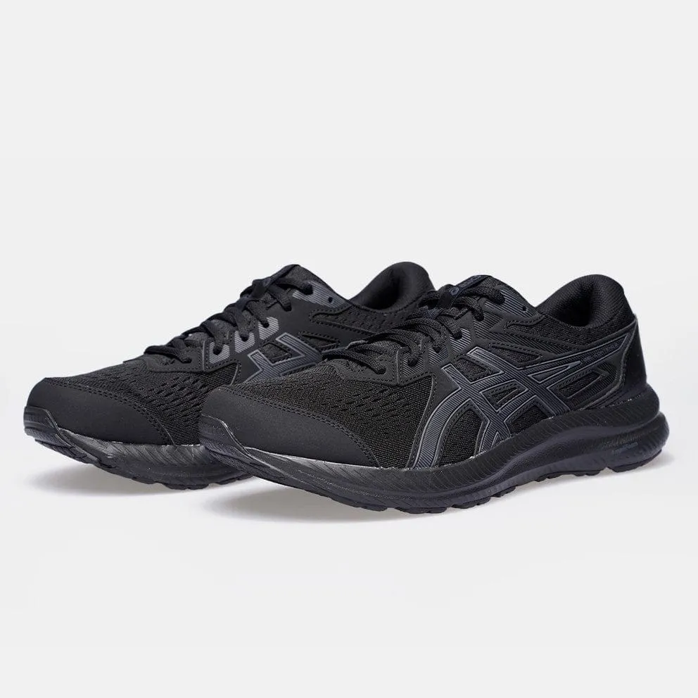 ASICS MEN'S GEL CONTEND-8 TRIPLE BLACK RUNNING SHOE