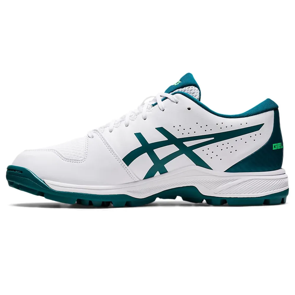 ASICS Men's Gel-Peake 2 Cricket Shoe (White/Velvet Pine)