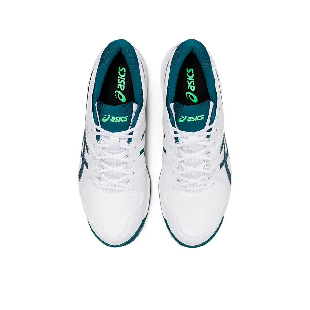 ASICS Men's Gel-Peake 2 Cricket Shoe (White/Velvet Pine)