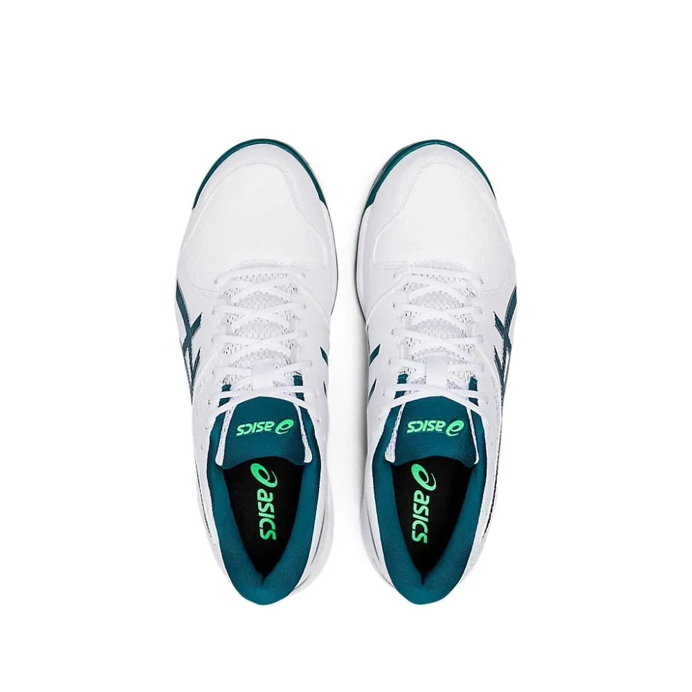 ASICS Men's Gel-Peake 2 Cricket Shoe (White/Velvet Pine)