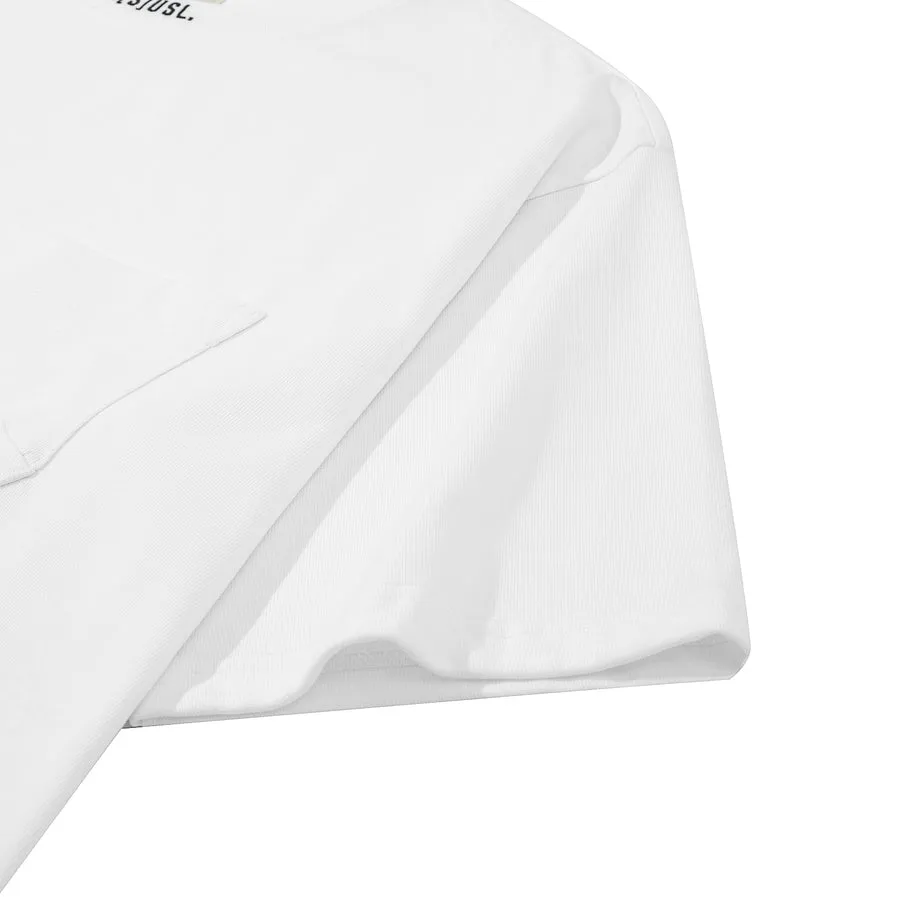 A[S]USL SMALL LOGO POCKET TEE-WHITE