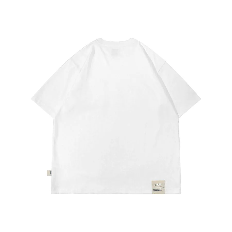 A[S]USL SMALL LOGO POCKET TEE-WHITE