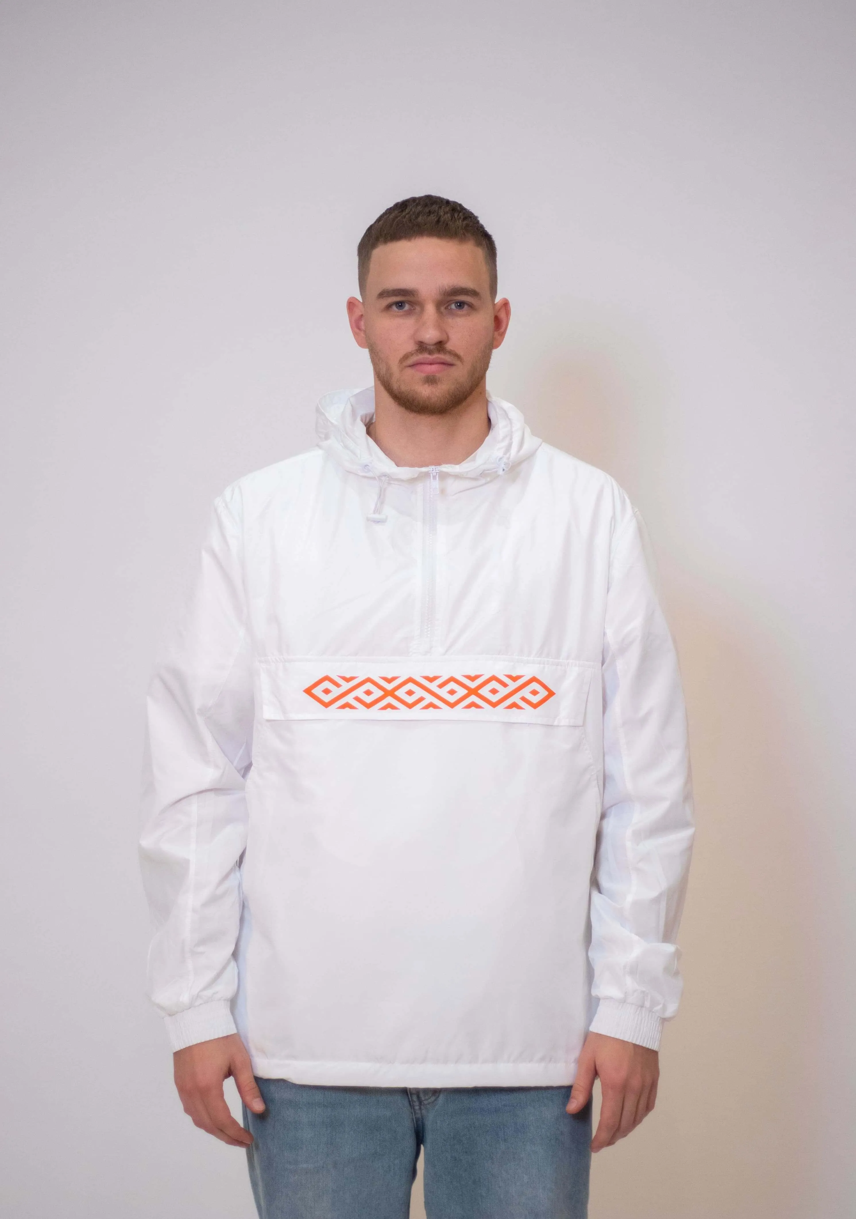 Avoque Windbreaker Men in White