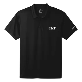 B-Greek - Back to School - Phi Kappa Tau Nike Polo (Black)