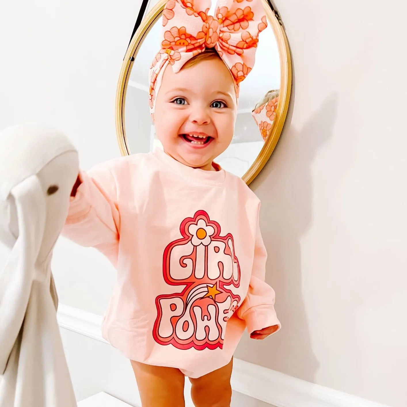 Baby Girl Power Romper