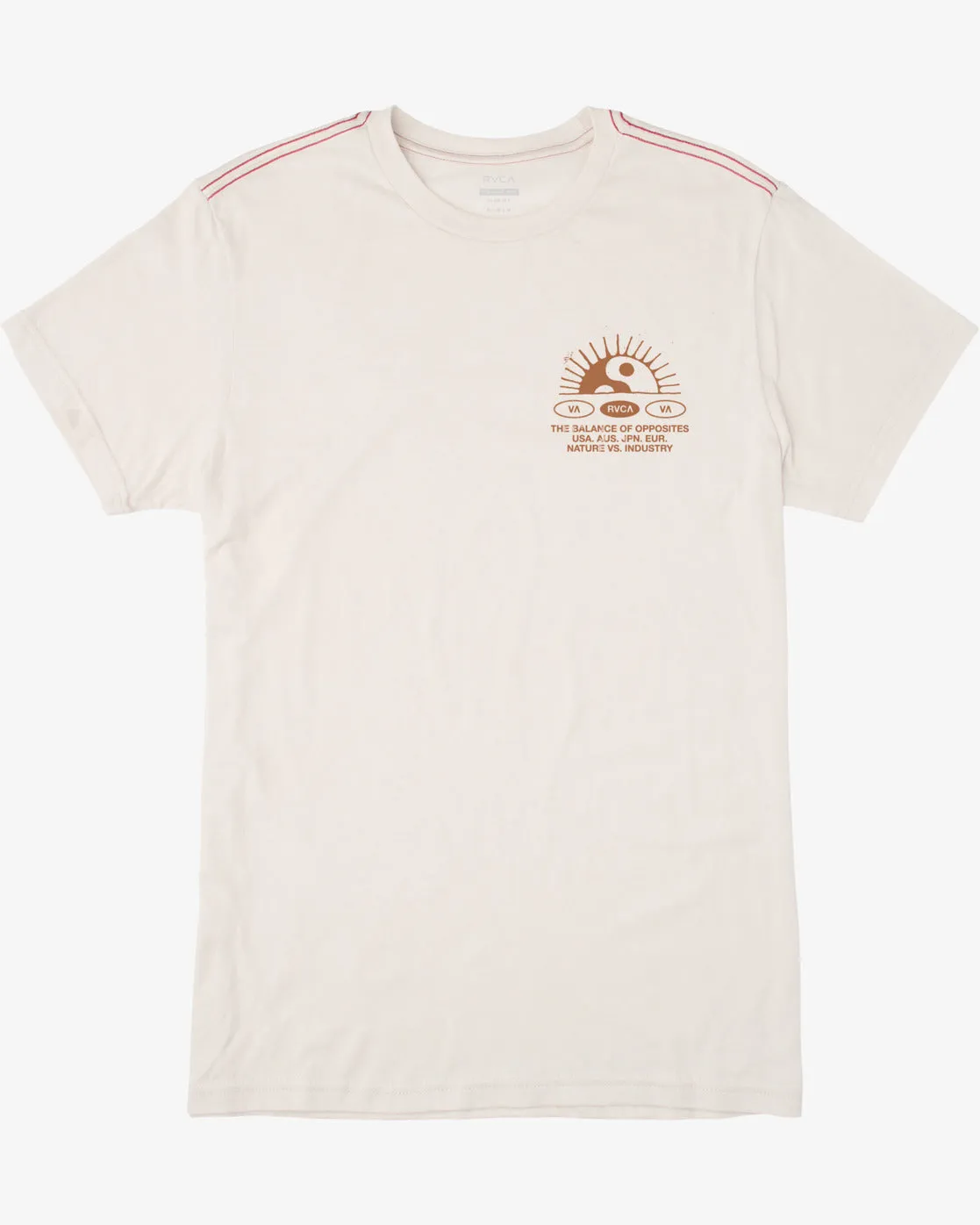 Balance Rise Short Sleeve T-Shirt - Antique White