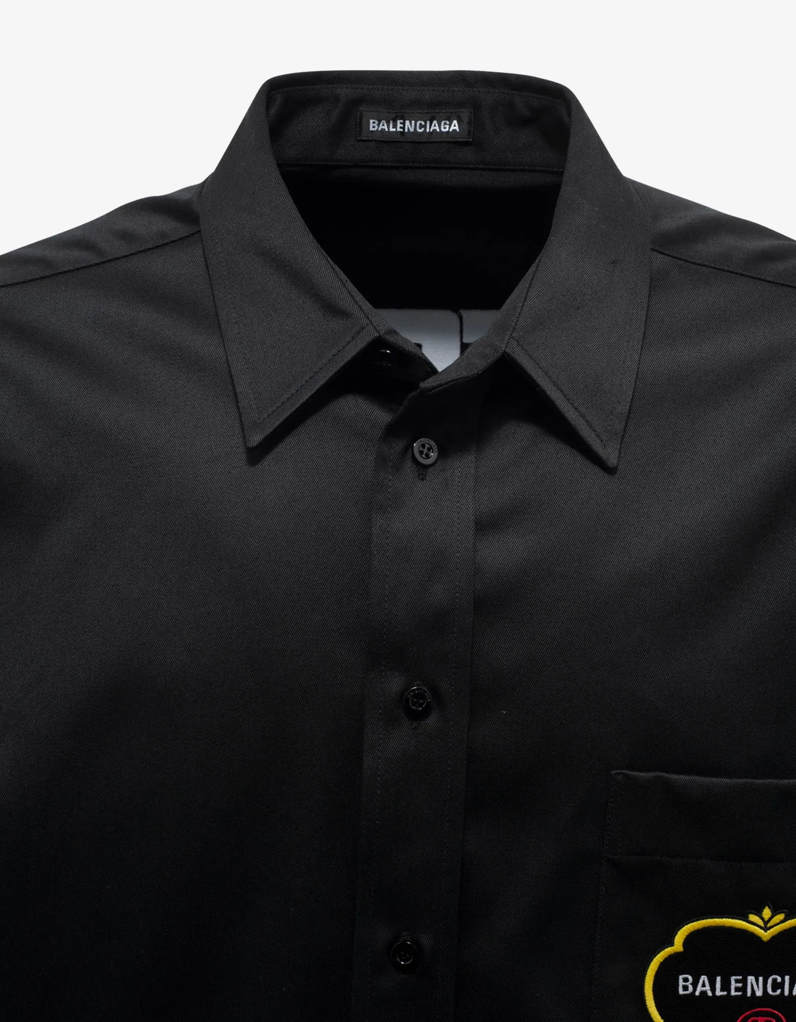 Balenciaga Black Double Sleeve Shirt