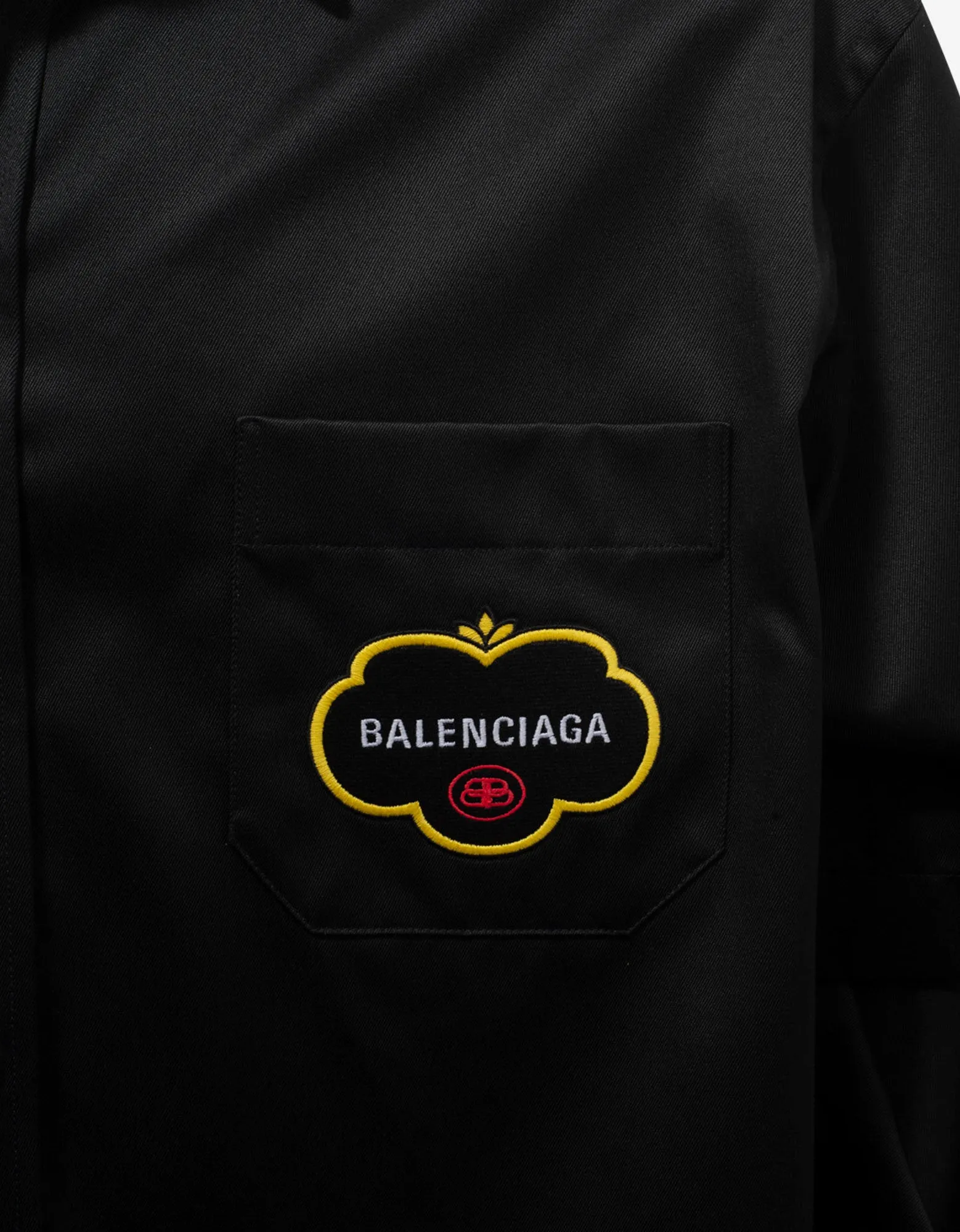 Balenciaga Black Double Sleeve Shirt