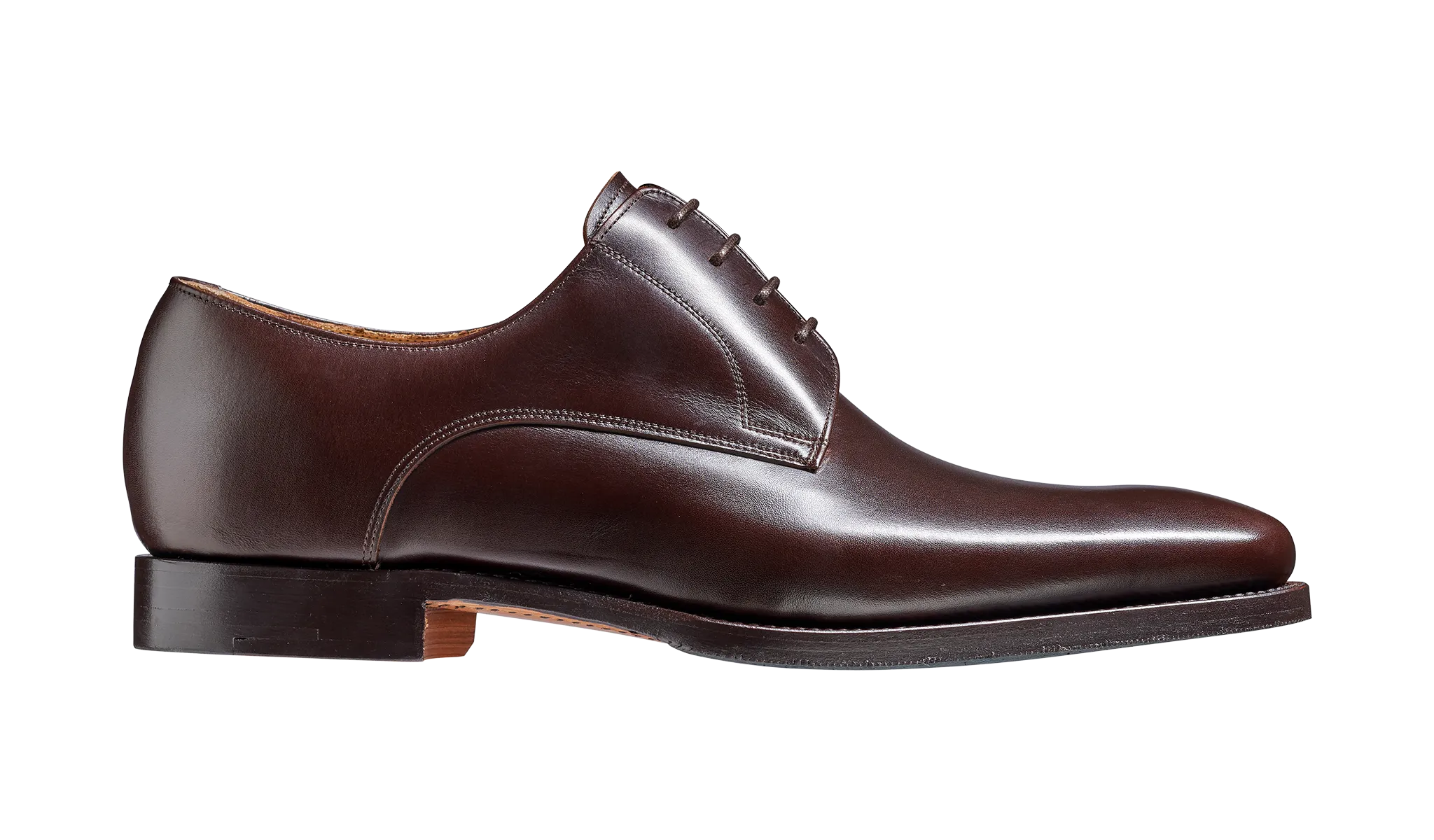 Barker Ellon Refined Derby -Dark Walnut  Calf