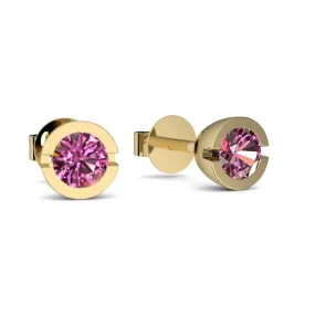 Beauty - Gelbgold 750 - Turmalin pink