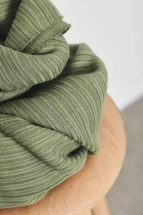 Bio Strick olive (Organic Selanik Knit olive green)