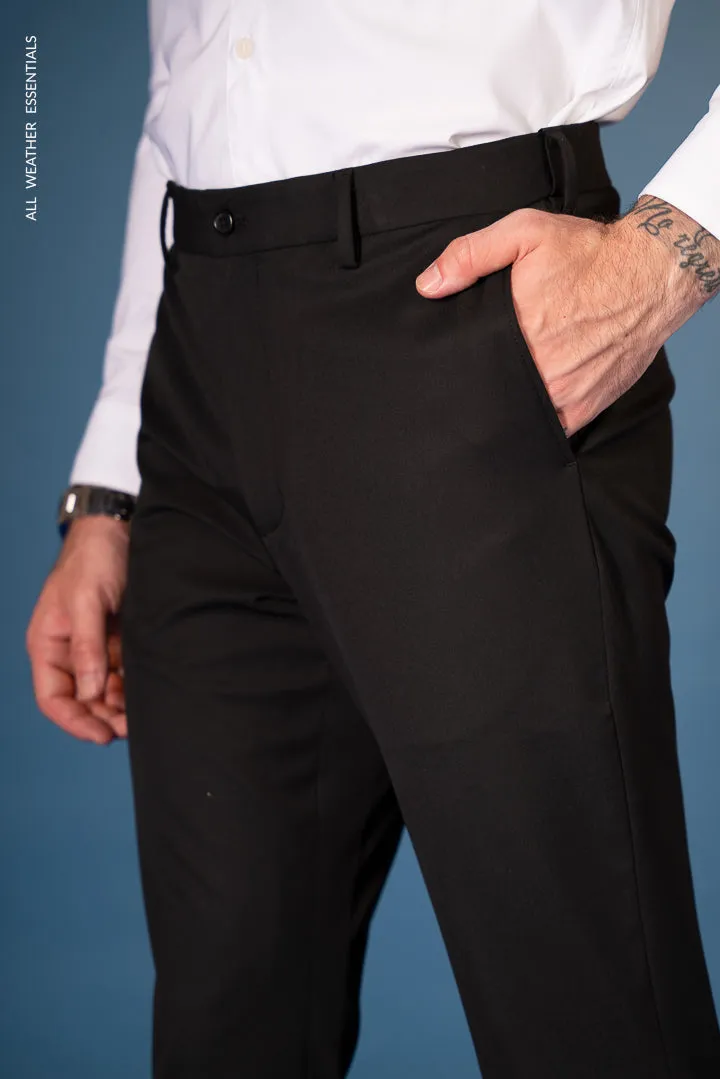 Black All Weather Stretch Pants