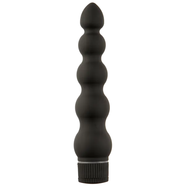 Black Magic 7 inches Ribbed Vibrator