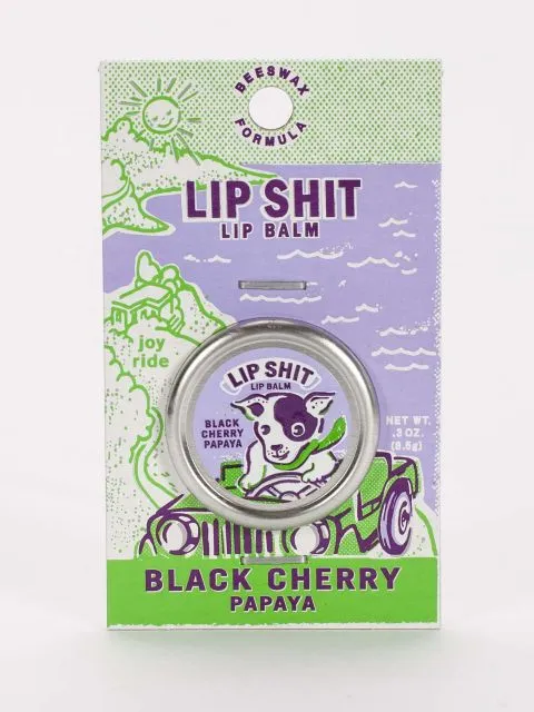 BlueQ Lip Shit Balm "Black Cherry Papaya"