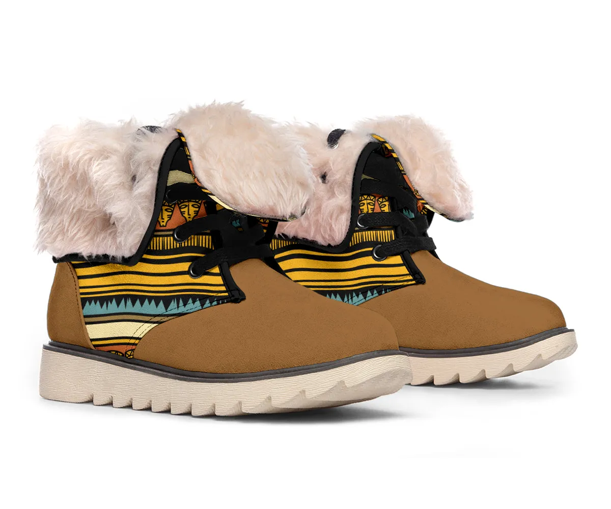 Bohemian Tribal Polar Boots