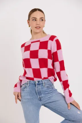 Box Jumper | Red Check