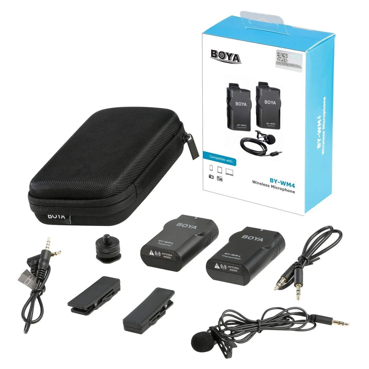 Boya BY-WM4 Universal Lavalier Wireless Microphone