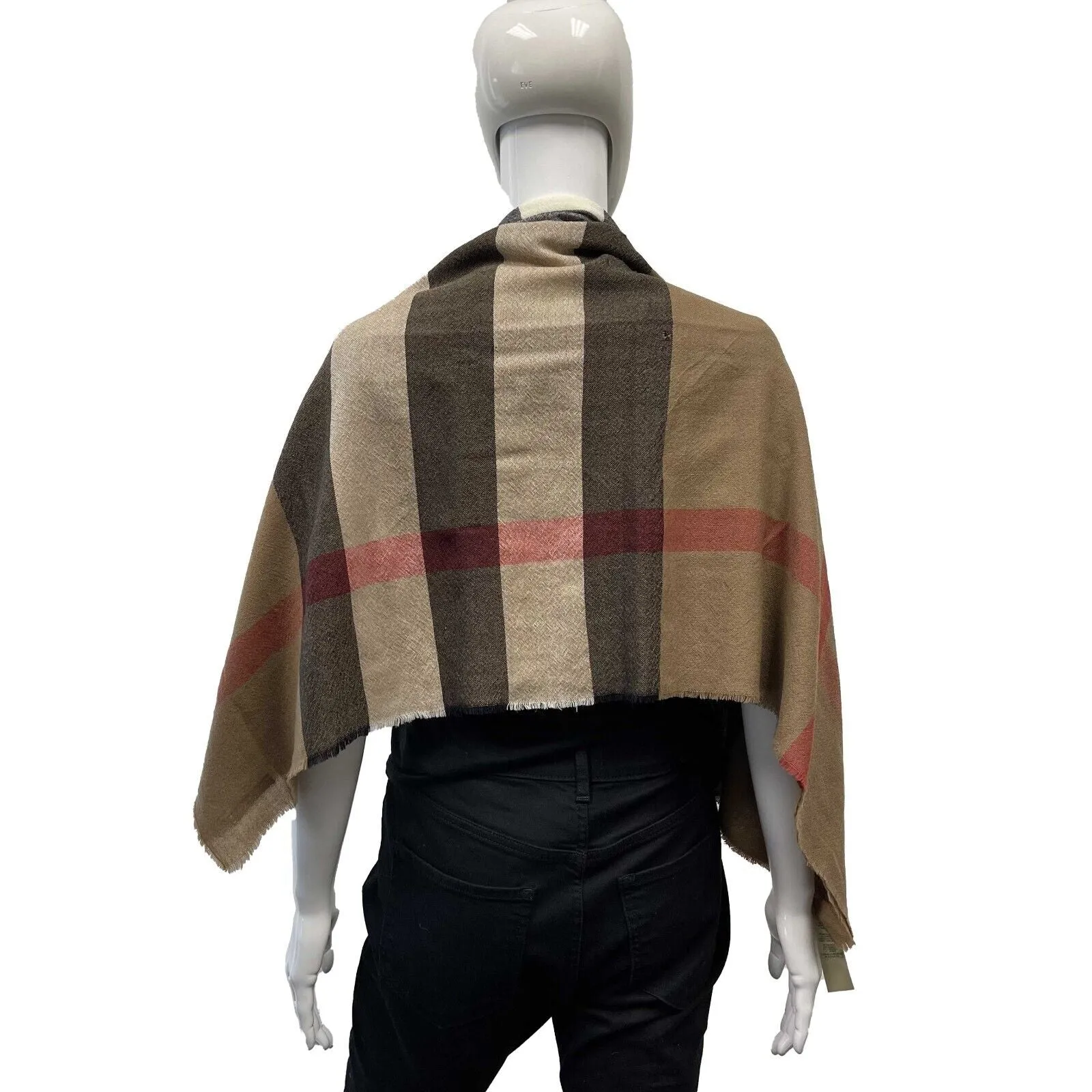 Burberry - Merino Wool House Check Square Scarf - OS