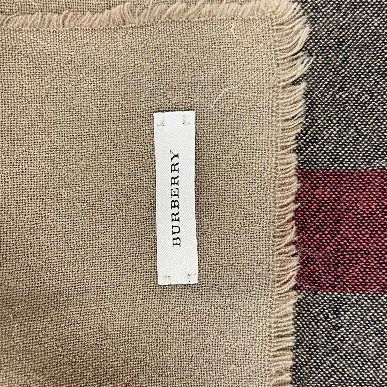 Burberry - Merino Wool House Check Square Scarf - OS